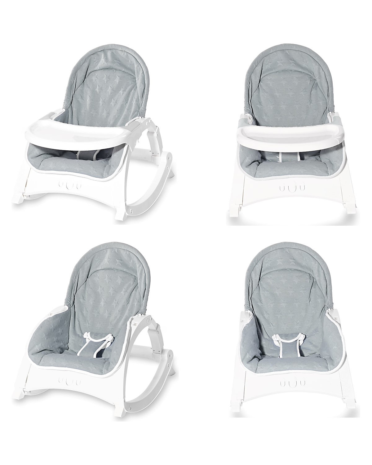 Babywippe ALEX 3 in 1 Tisch Vibrationsfunktion, 4 Melodien Babywippen