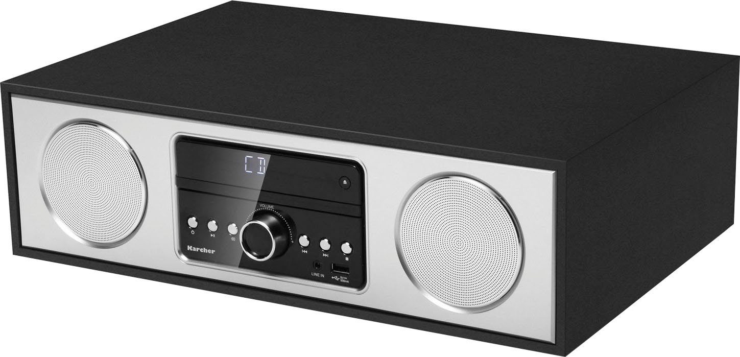 Karcher DAB 4500CD Digitalradio (DAB) (Digitalradio (DAB), FM-Tuner mit RDS, UKW mit RDS, 30 W)