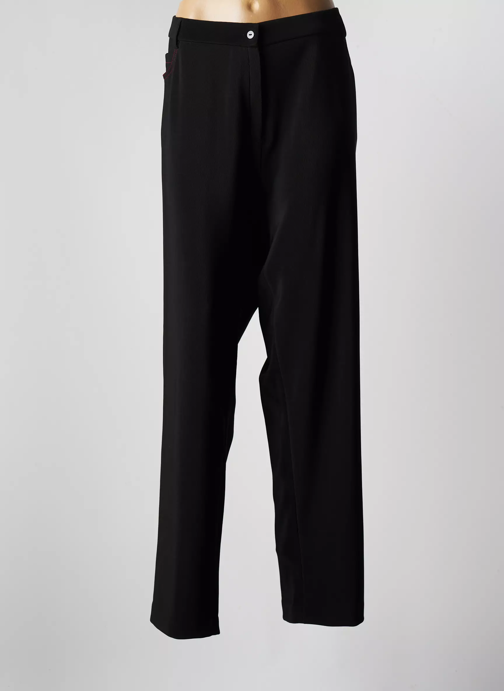 Griffon Pantalons Droits Femme couleur noir