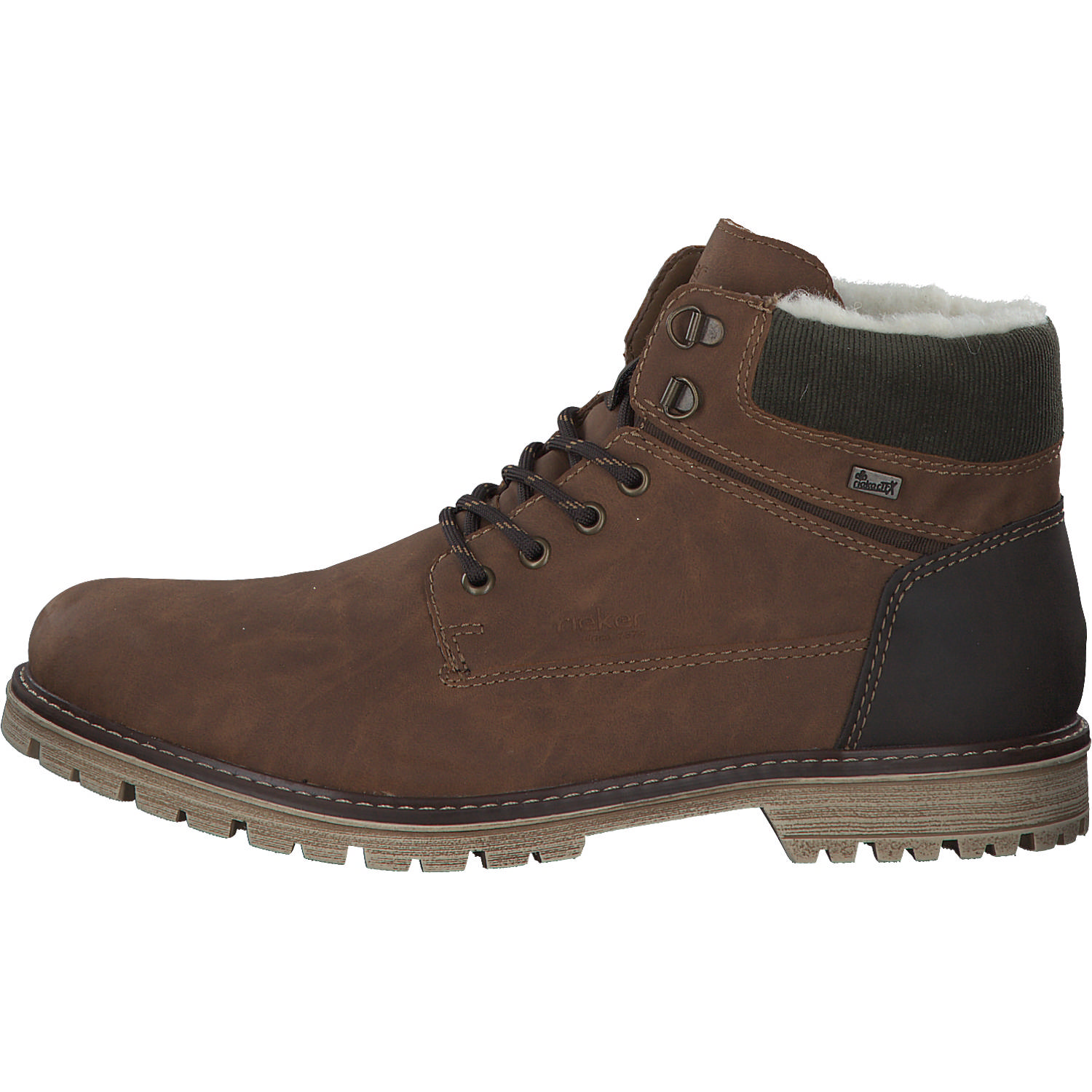 Rieker F3611, Stiefel, Herren, peanut/moro/moos