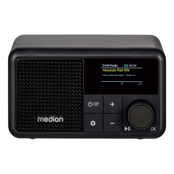 DAB+ Tiny Radio (MD44822), schwarz
