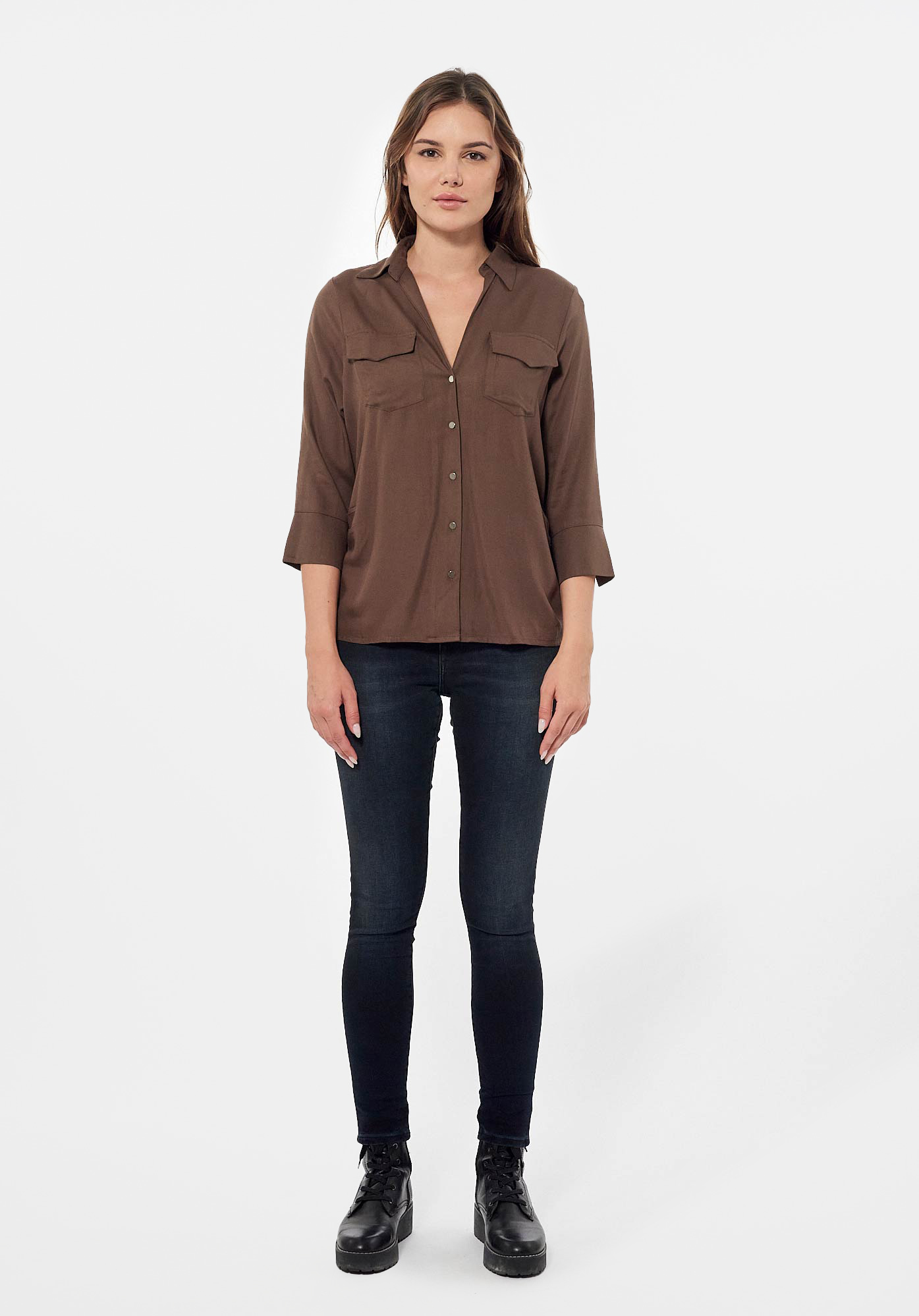 NORI   Chemise marron Femme