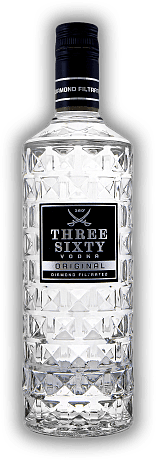 Three Sixty Vodka 37,5% Three Sixty Vodka 37,5% Besonders rein durch die spezielle Diamond-Filtration. 0,7	 Liter - Vol 37,5%