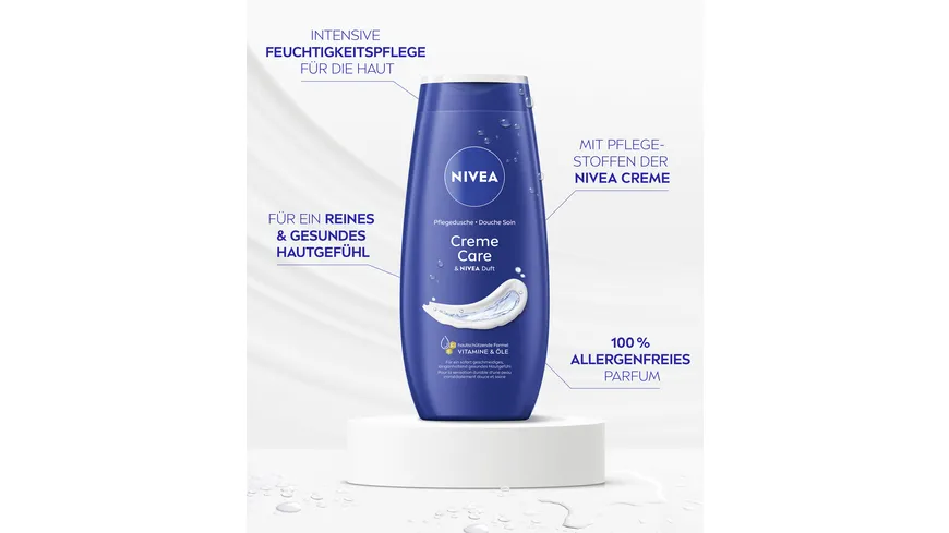 NIVEA Pflegedusche Creme Care & NIVEA Duft 250 ml