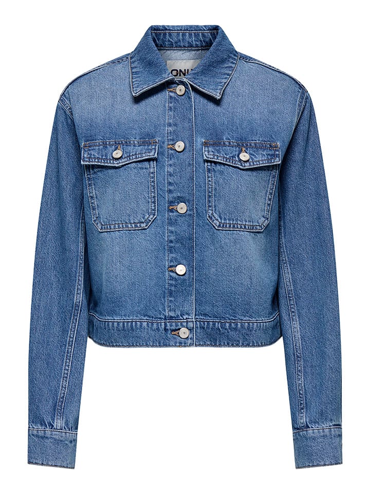 ONLY Jeansjacke in Blau günstig kaufen