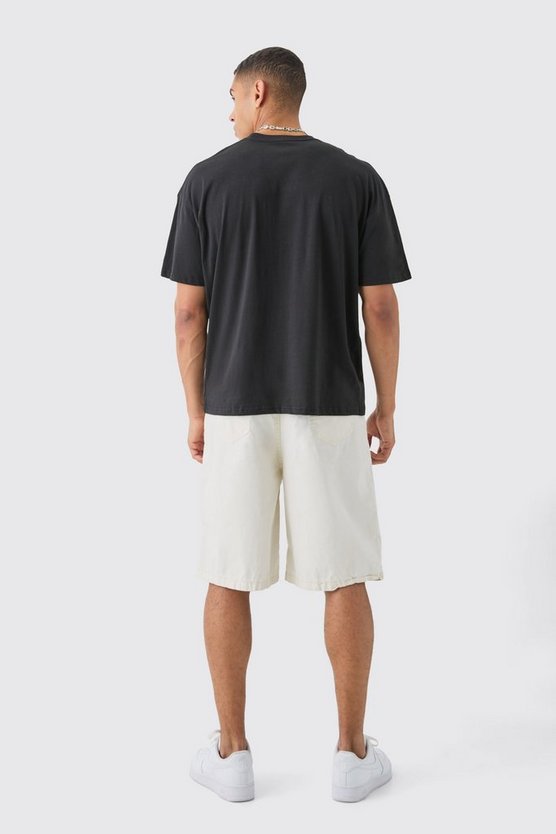 Oversize T-Shirt mit Minecraft-Print