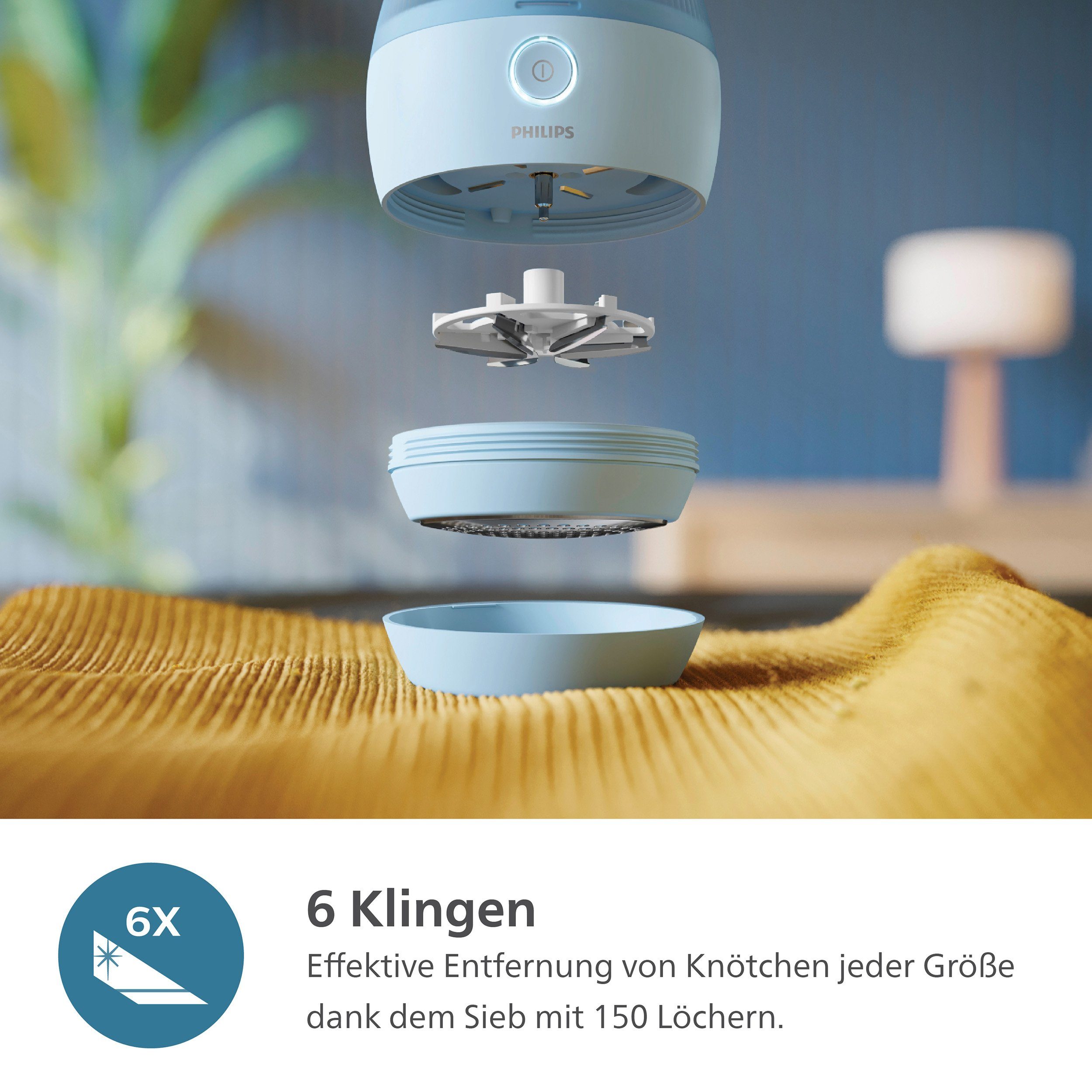 Philips Fusselrasierer 1000 Series GCA2100/20, mit 90 Minuten Akkulaufzeit, inkl. USB-Ladekabel & Reinigungsbürste