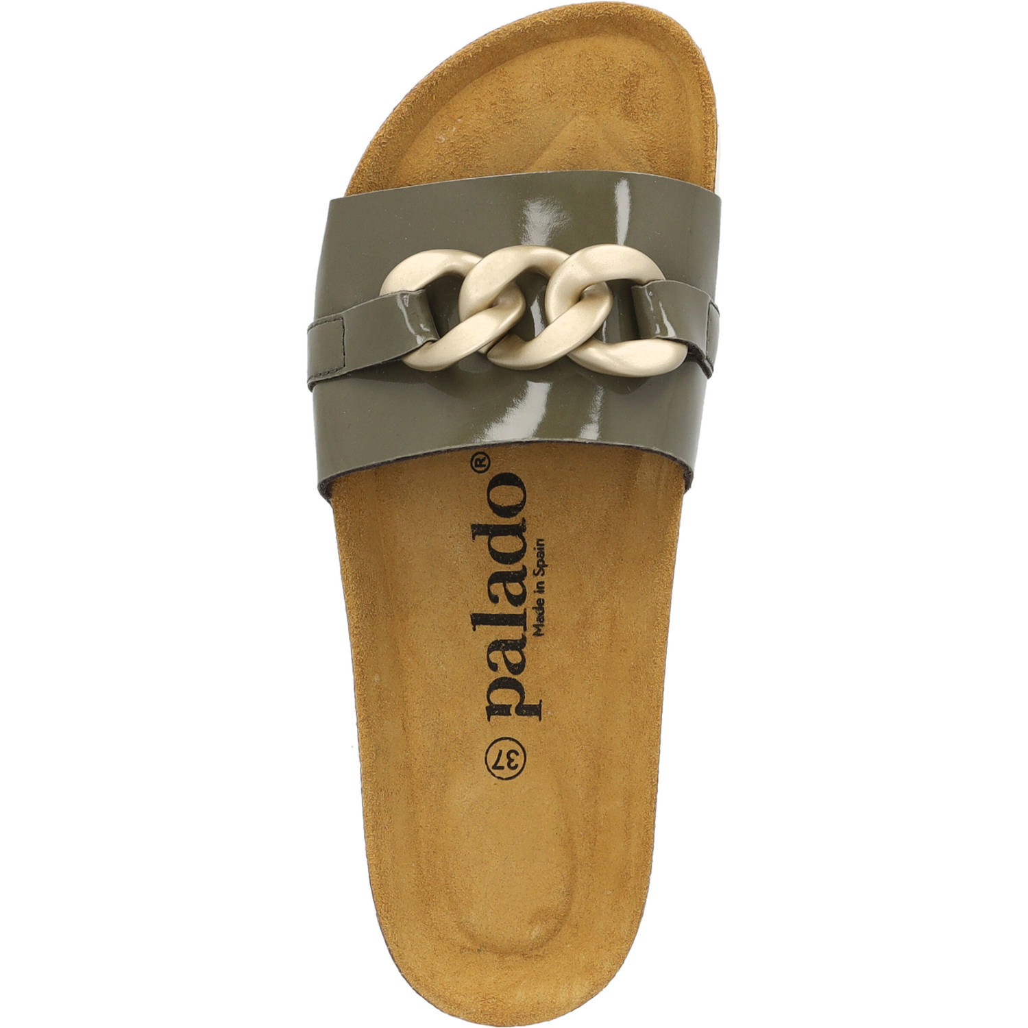 Palado Gozo, Pantoletten, Damen, Khaki Lack