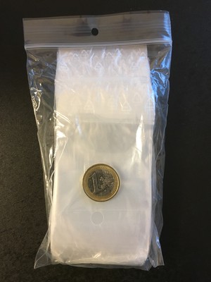 Zip-Beutel 60x80mm (100 Stk.)
