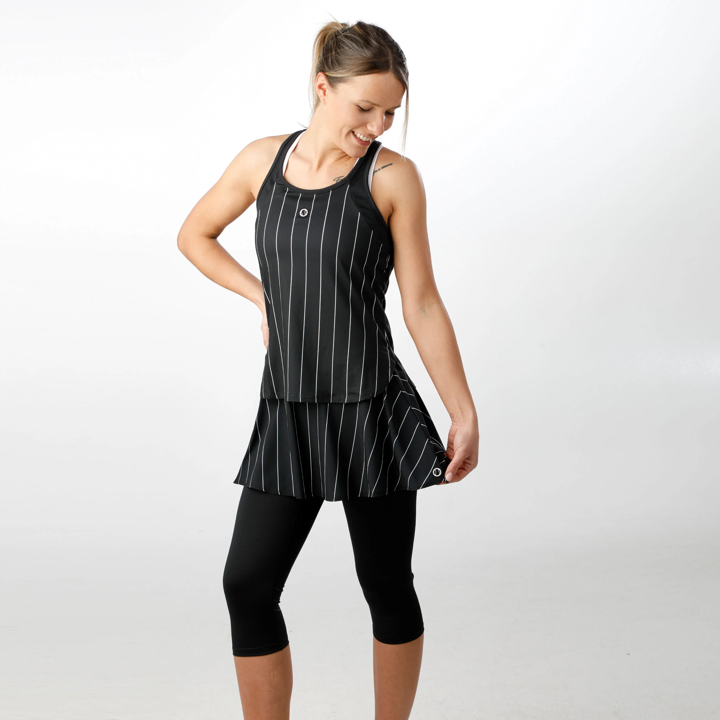 Stripes Tank-Top Special Edition Damen - Schwarz, Weiß