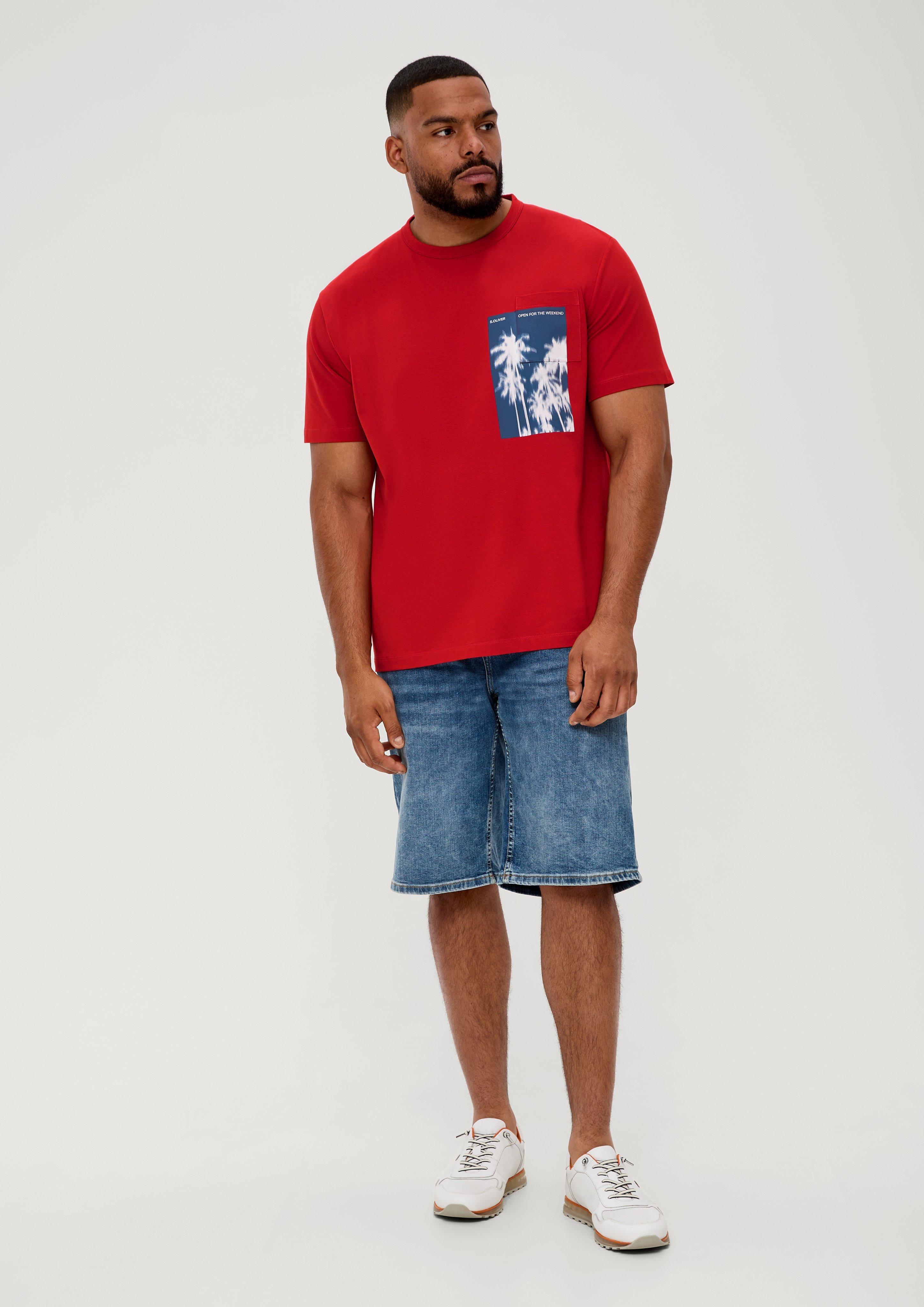 T-Shirt aus Baumwollstretch  2135628-30D1