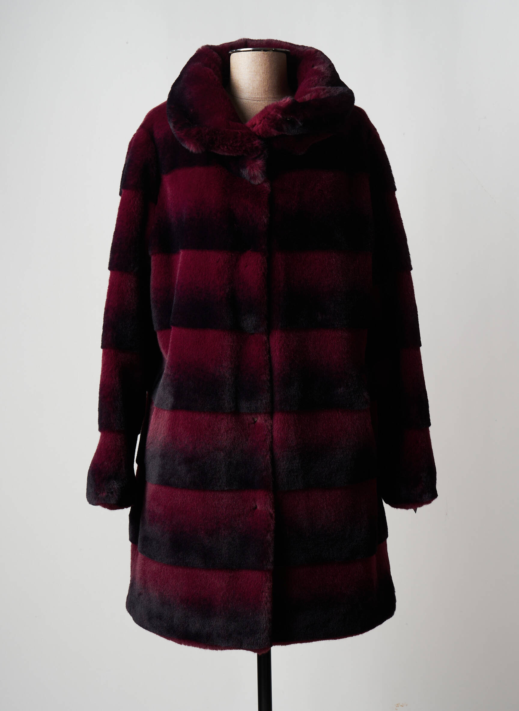 Concept K Manteaux Longs Femme couleur rouge