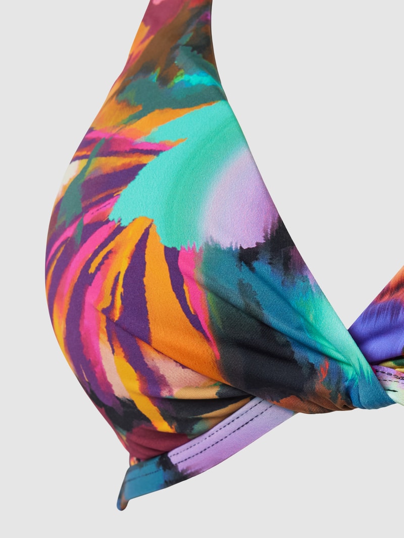 Bikini-Oberteil mit Schnürung Modell 'JUNGLE PARADISE' in pink