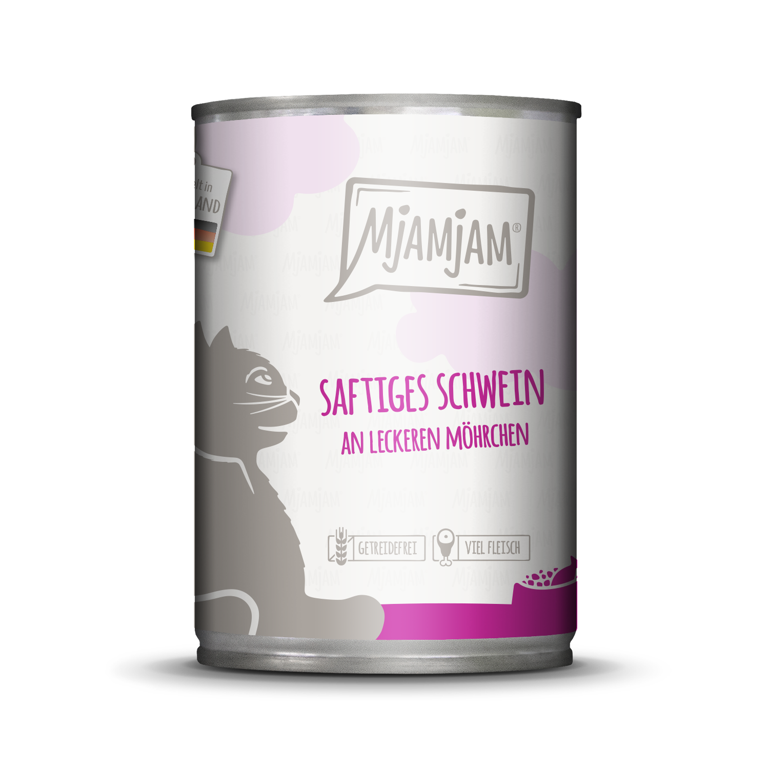 MjAMjAM Nassfutter MjAMjAM 6x400g saftiges Schwein an leckeren Möhrchen