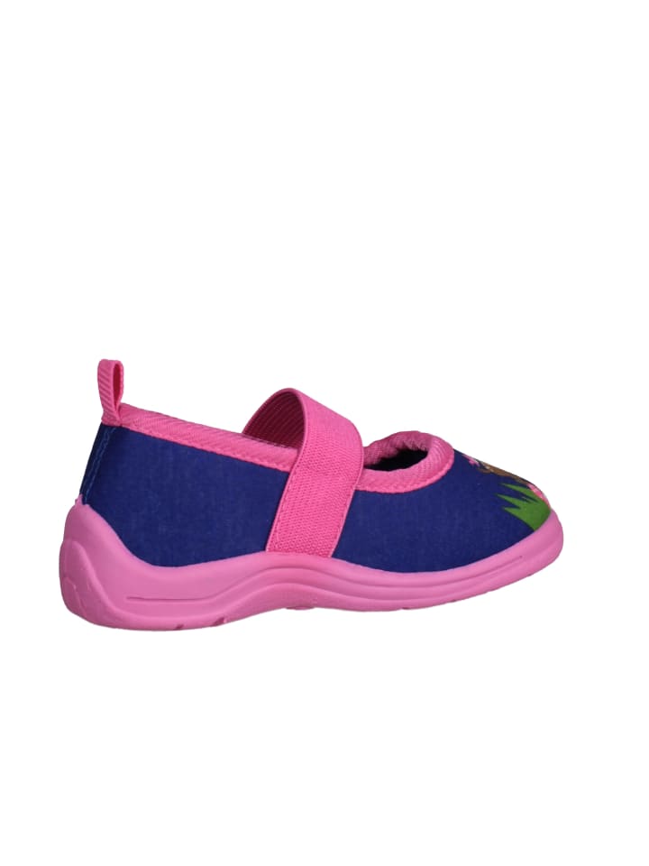 Playshoes Hausschuh Reh in Marine/Pink günstig kaufen