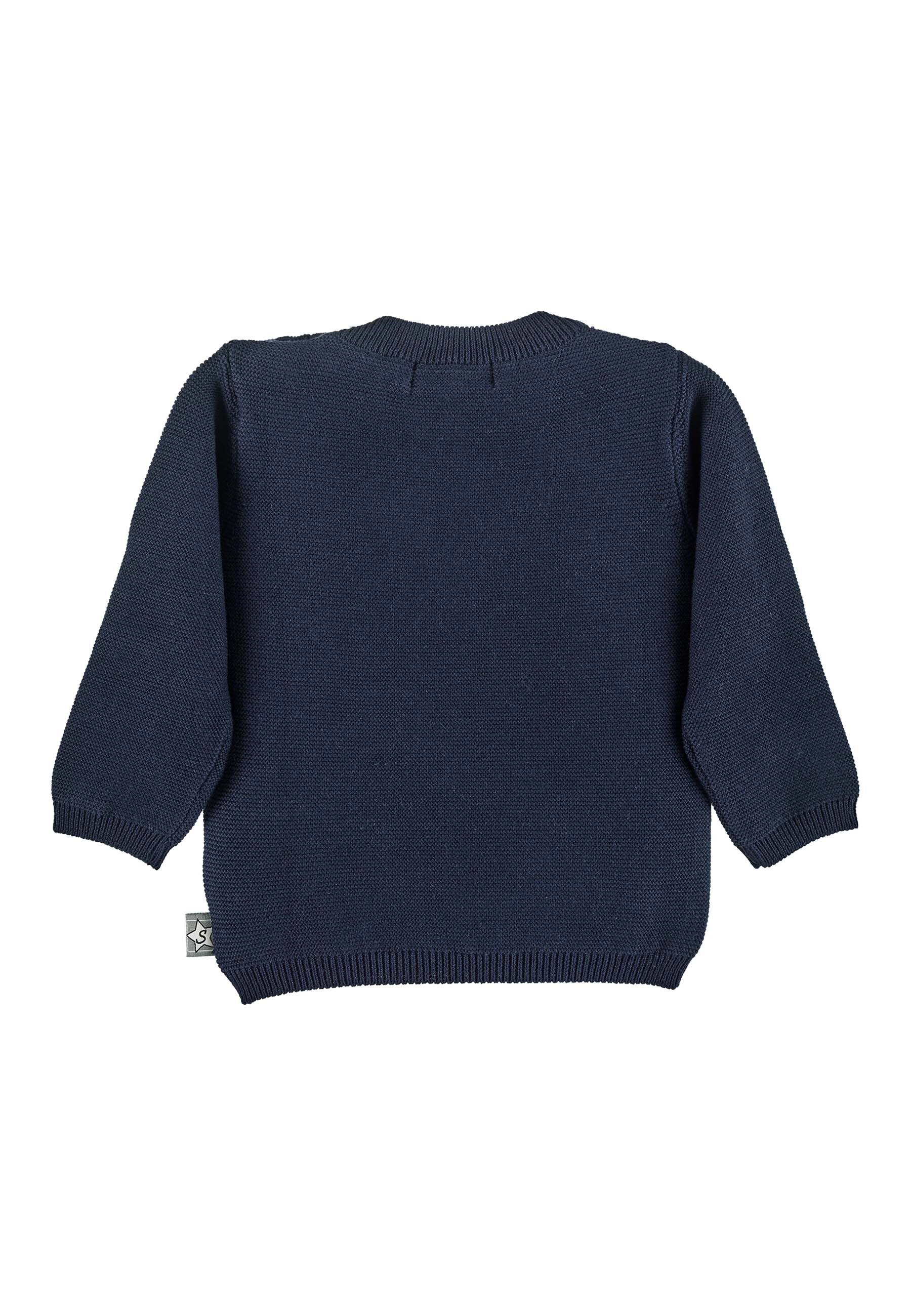 GOTS Strick-Pullover mit eingestricktem Stern