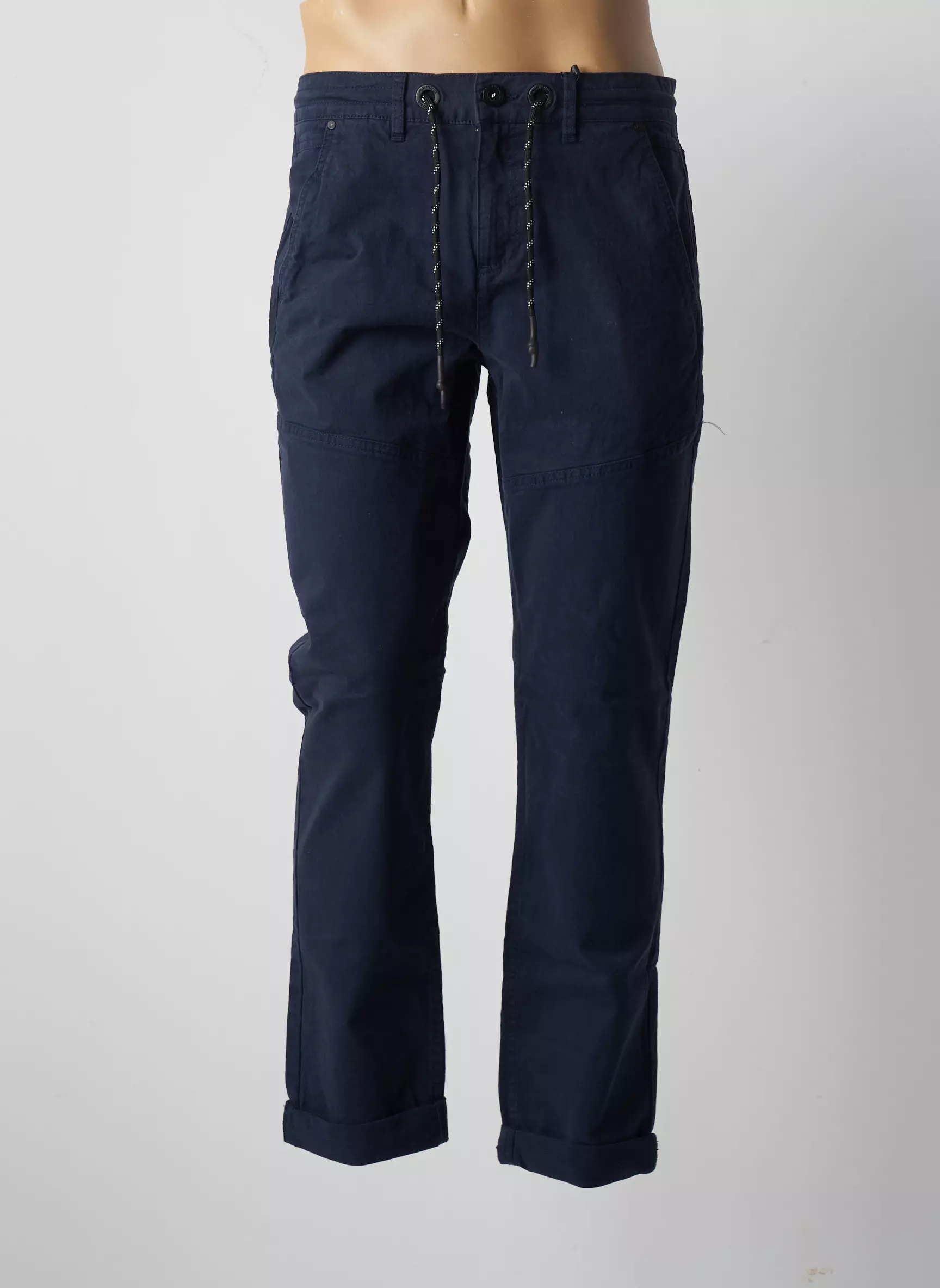 Street One Pantalons Droits Homme couleur bleu