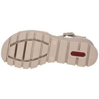 Rieker Keilsandale in beige