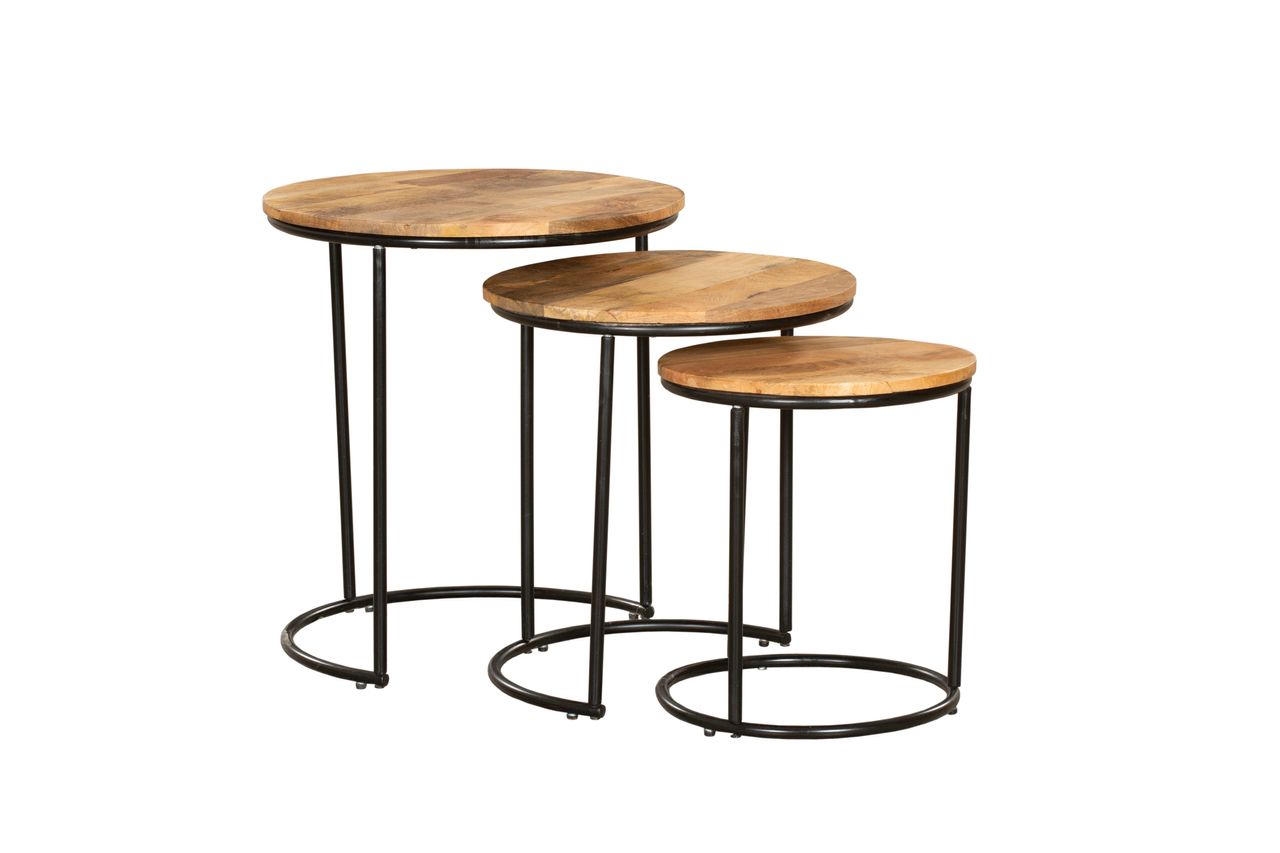 INTERIA Home&Living Beistelltisch MADURAI,3er-Set