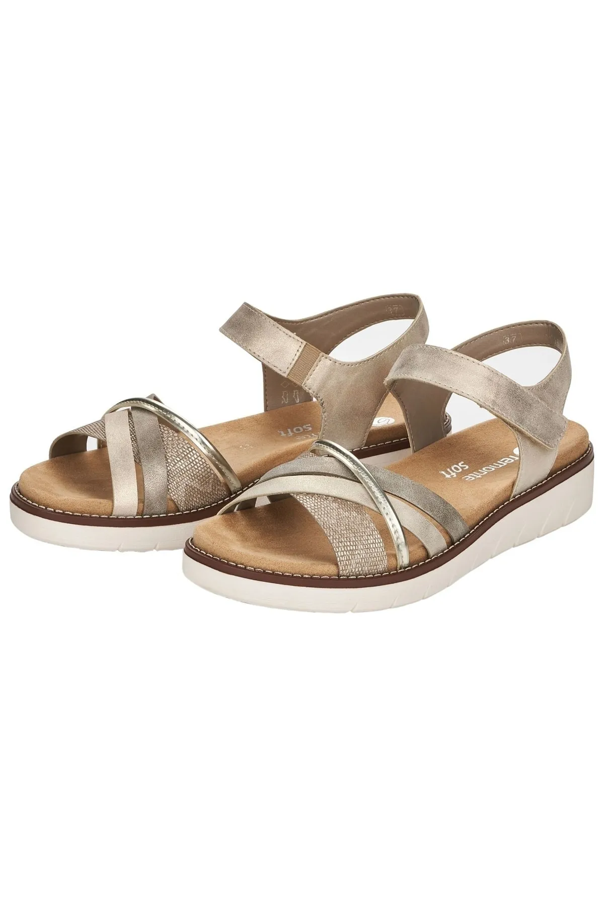 Remonte  Sandalette - Metallisch - Flacher Absatz