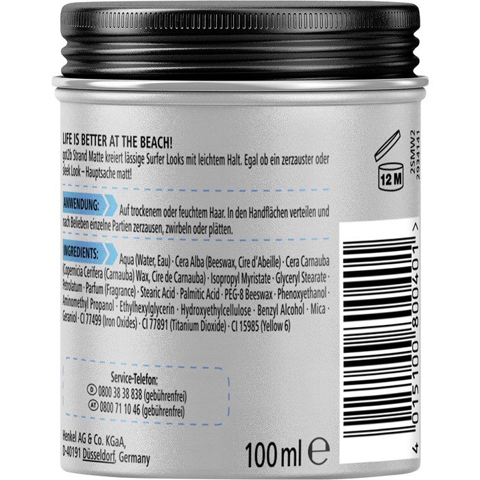Matte-Paste Strand Matte