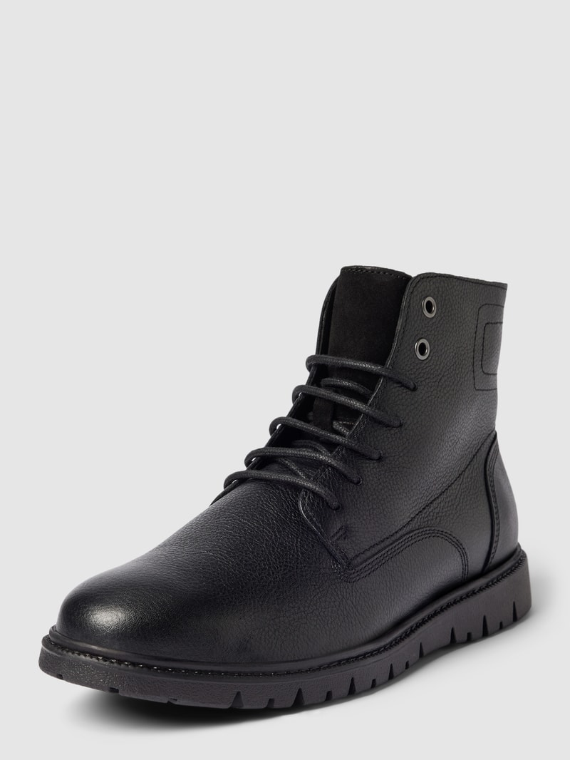 Schnürboots mit Label-Detail Modell 'GHIACCIAIO' in schwarz