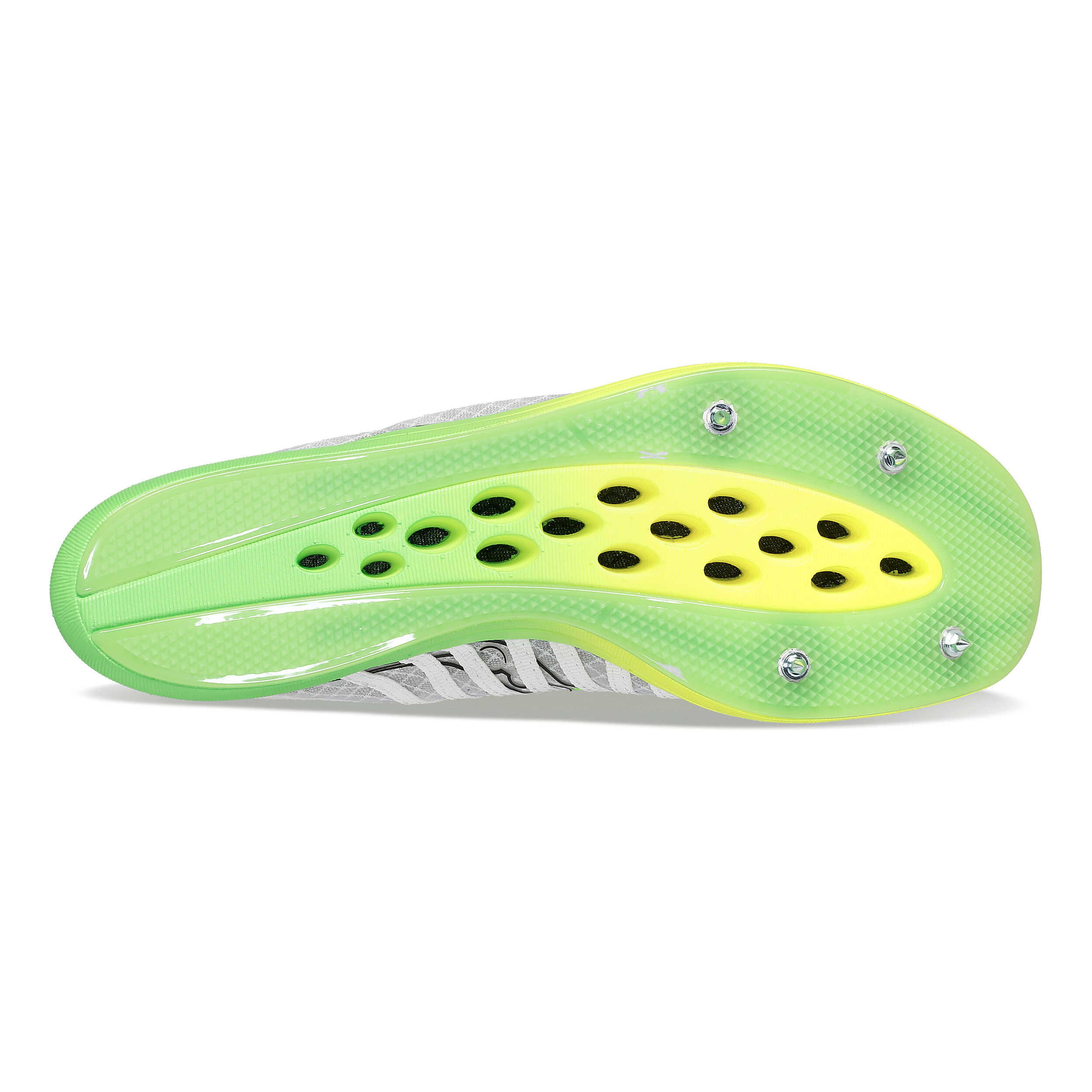 Terminal VT Spikeschuh Herren - Weiß, Neongelb