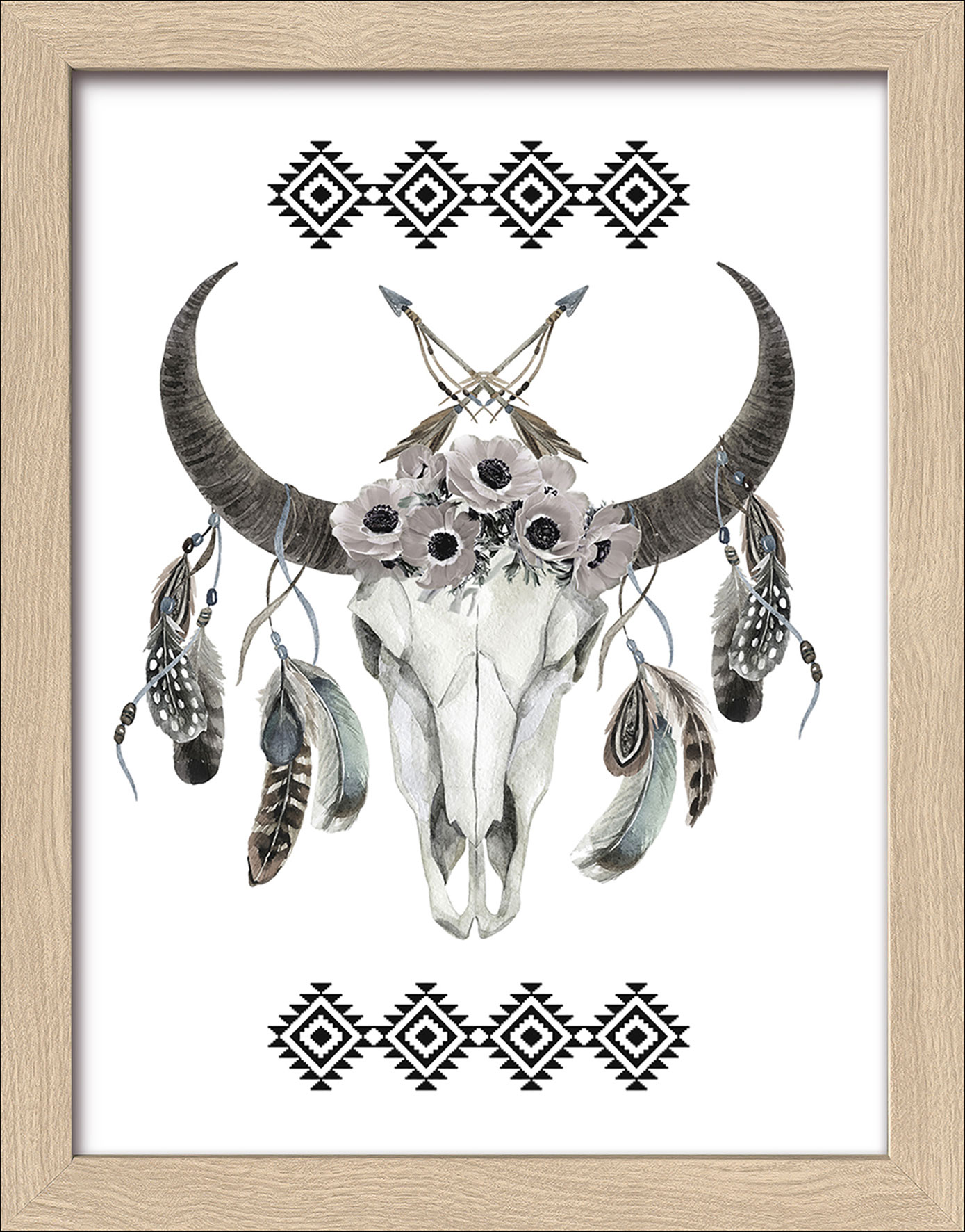 Pro ArtKunstdruck gerahmt 19x24cm