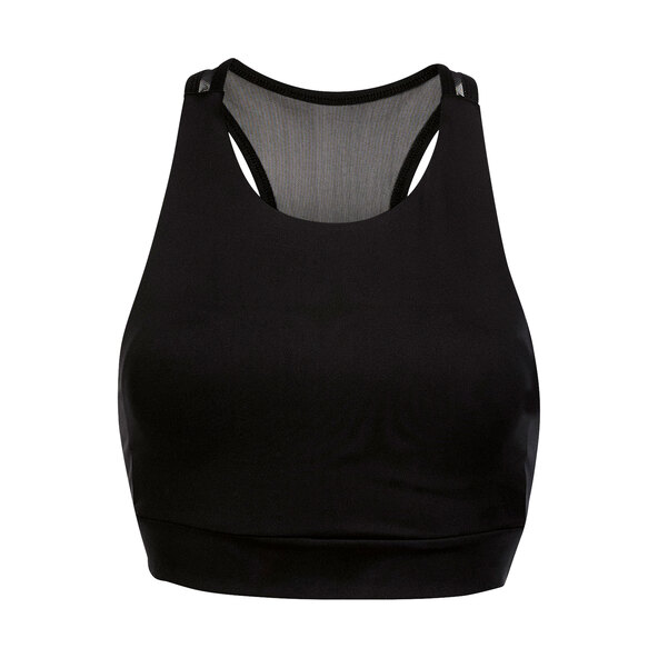 Sport-Bustier, schwarz