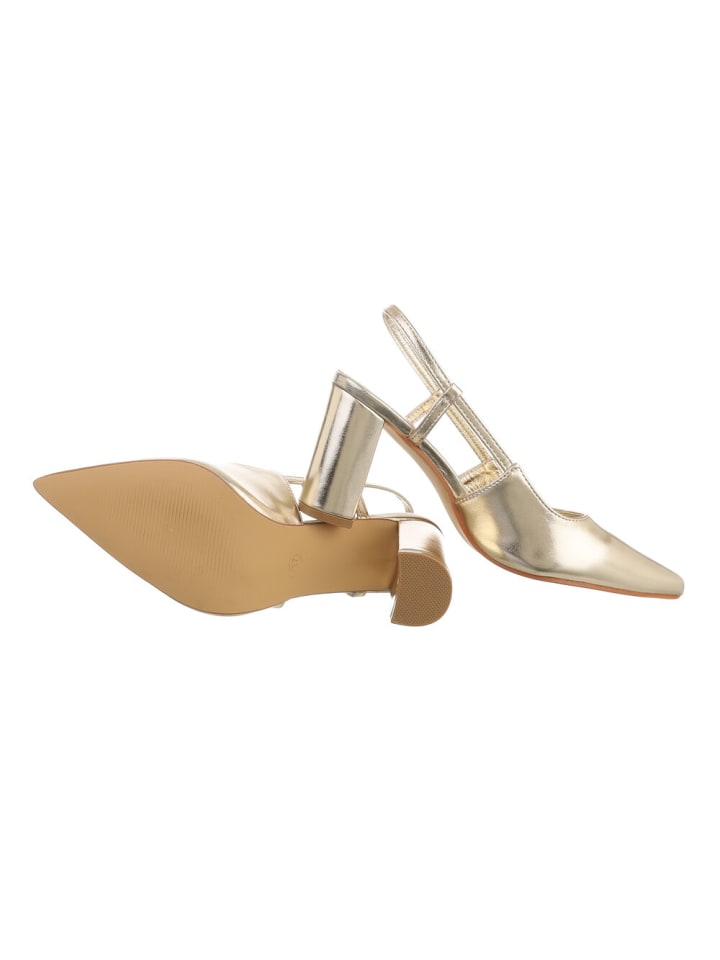 Ital-Design Pump in Gold günstig kaufen