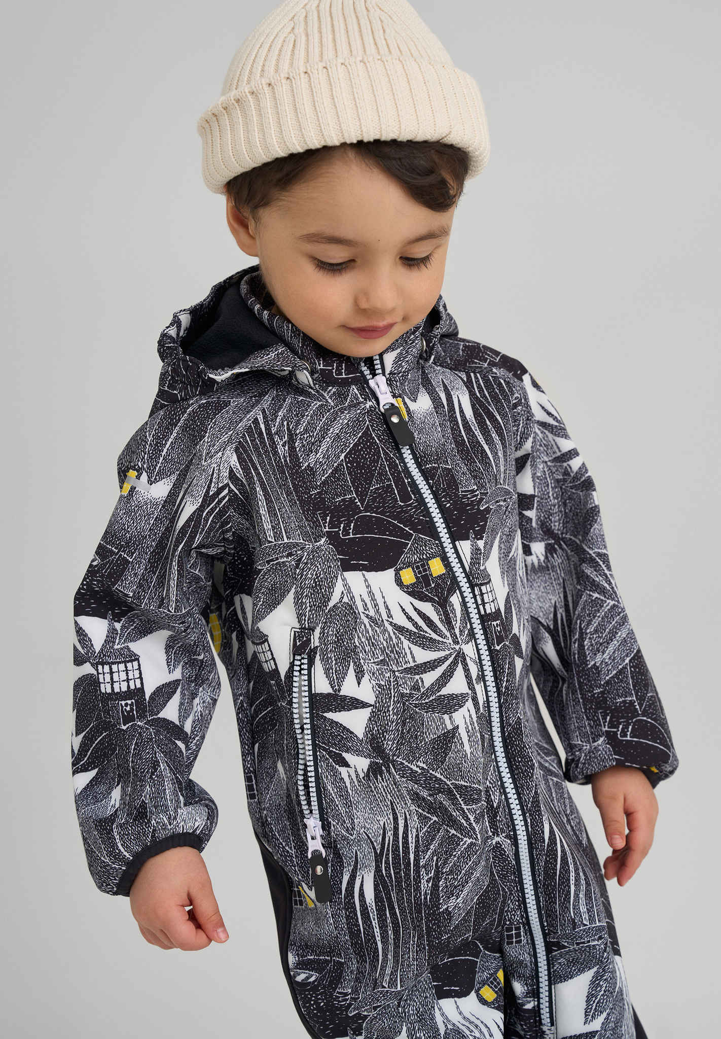 Moomin Kleinkinder Softshelloverall Skyddad