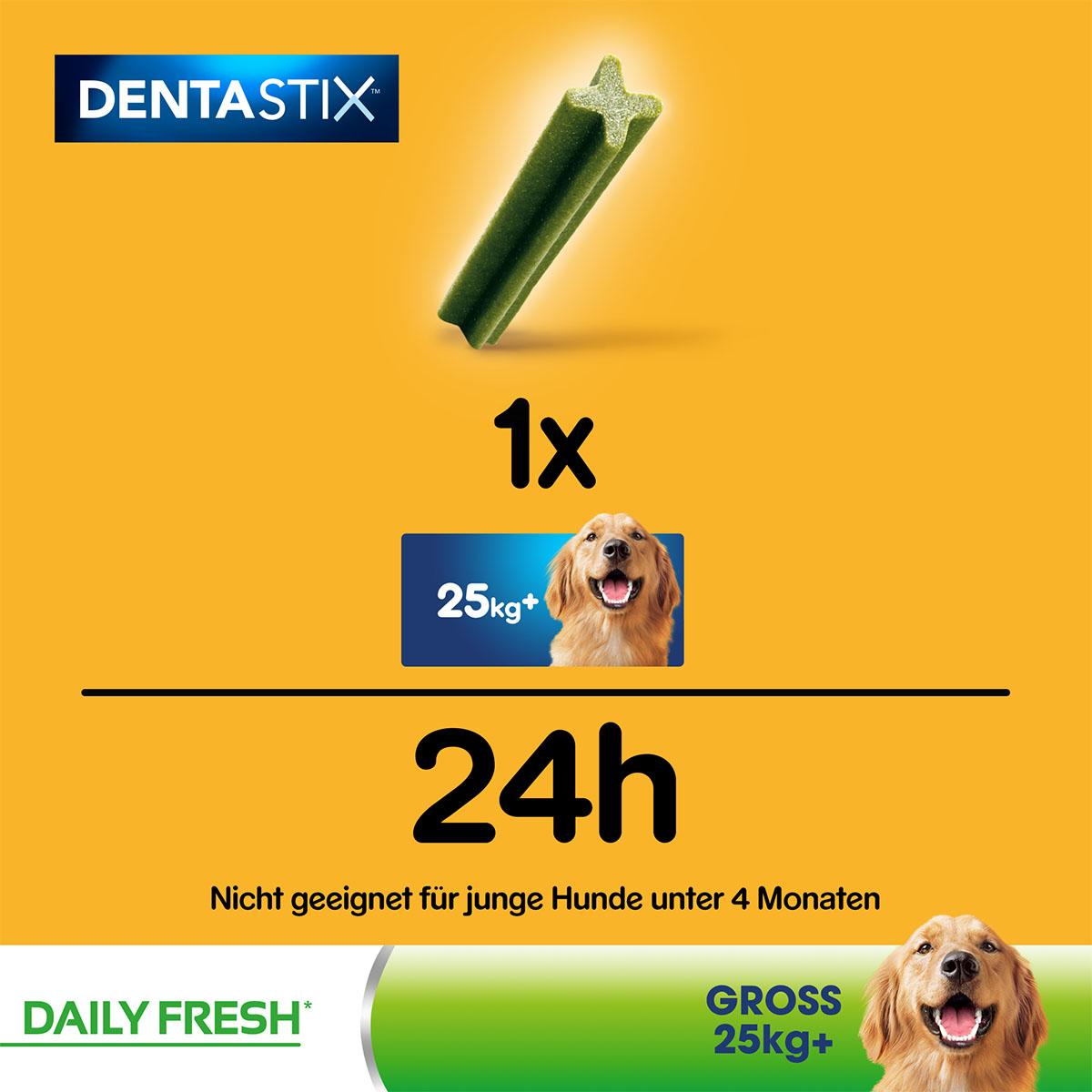 Pedigree DentaStix Daily Fresh für Große Hunde bei ZooRoyal