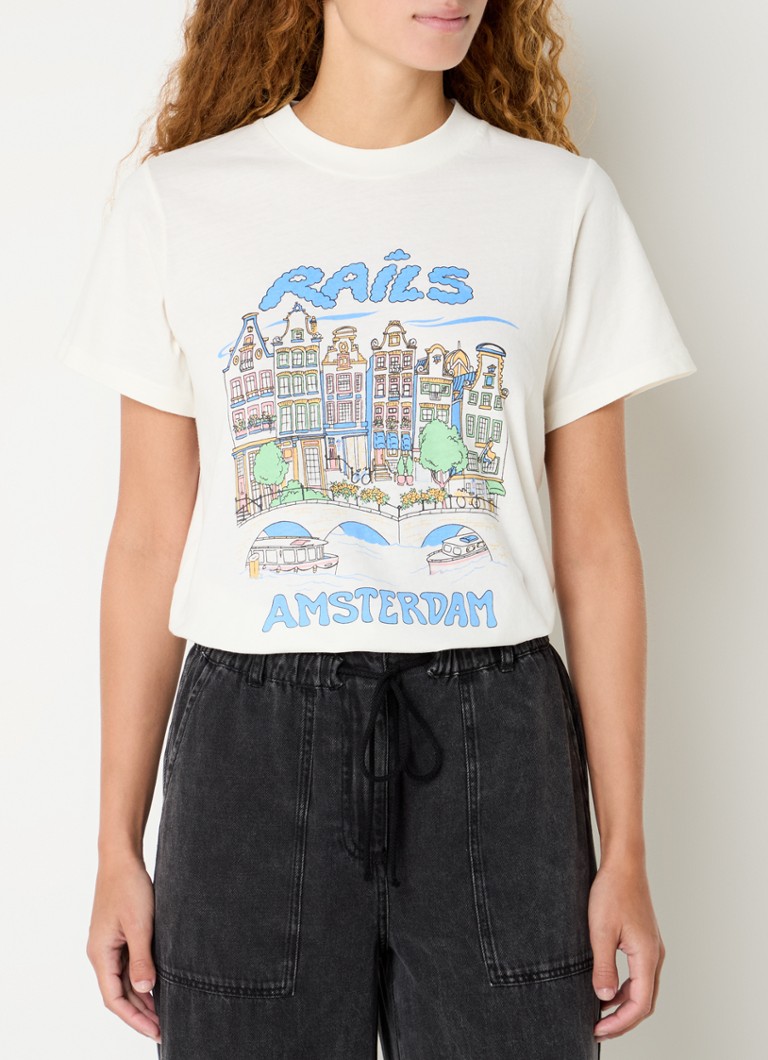 Rails Boyfriend T-shirt with logo print