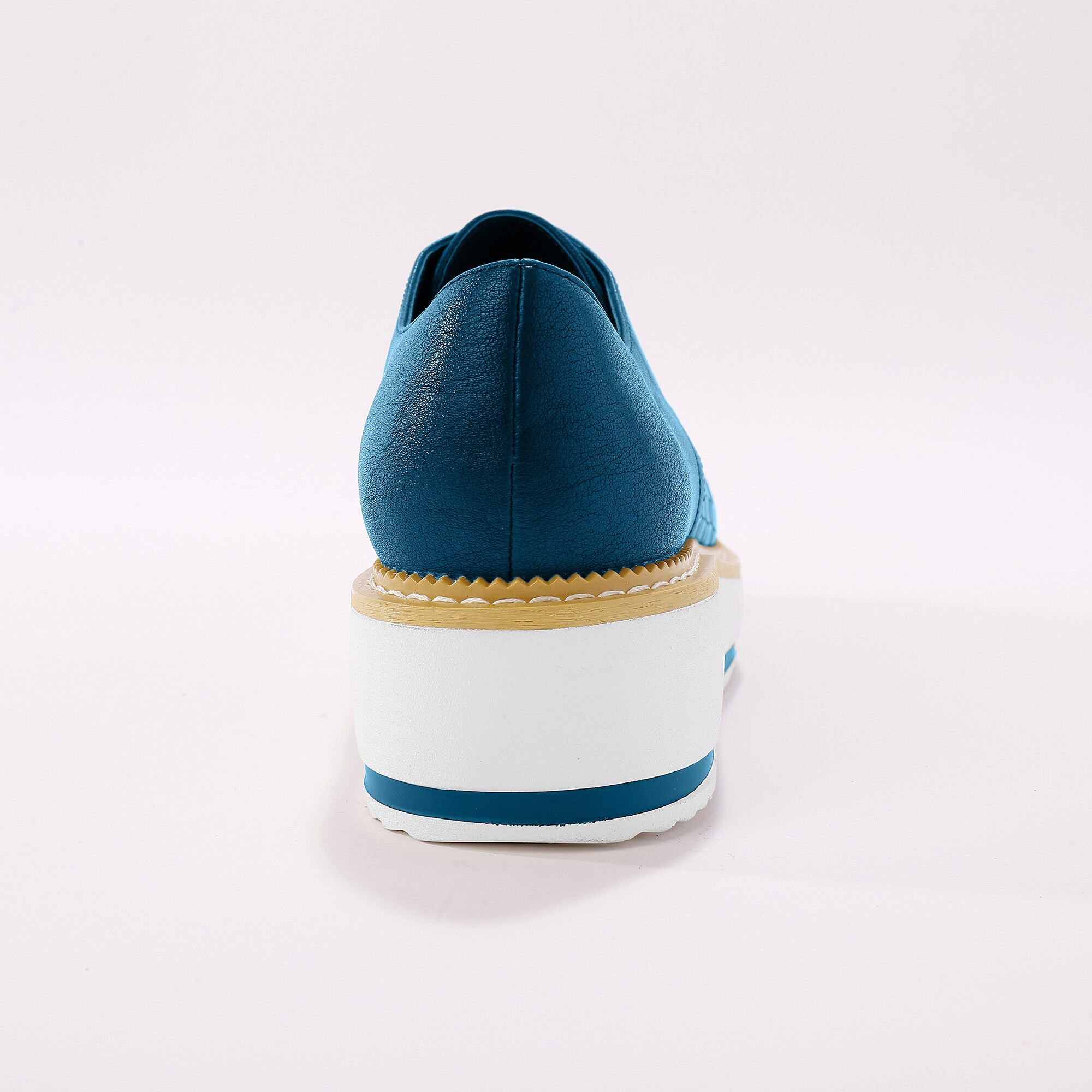 Derbies compensées effet tissé