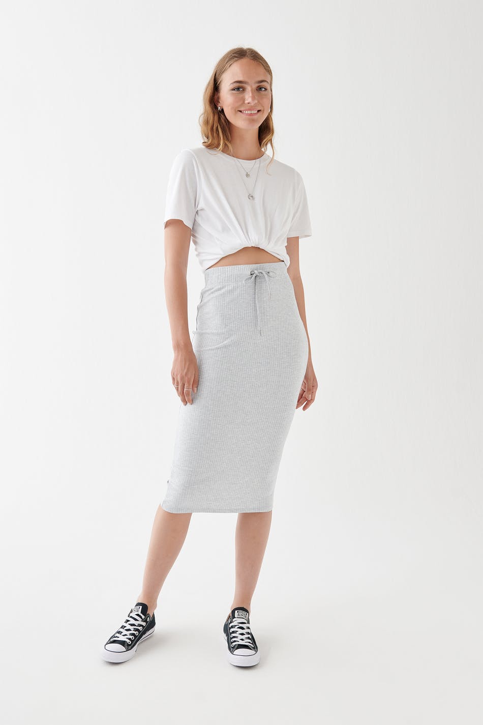 Sanne rib skirt
