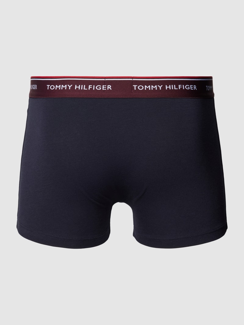 Trunks mit elastischem Bund im 3er-Pack in dunkelblau