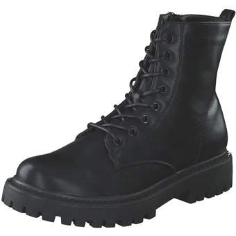 smiling for feet Schnür Boots in schwarz