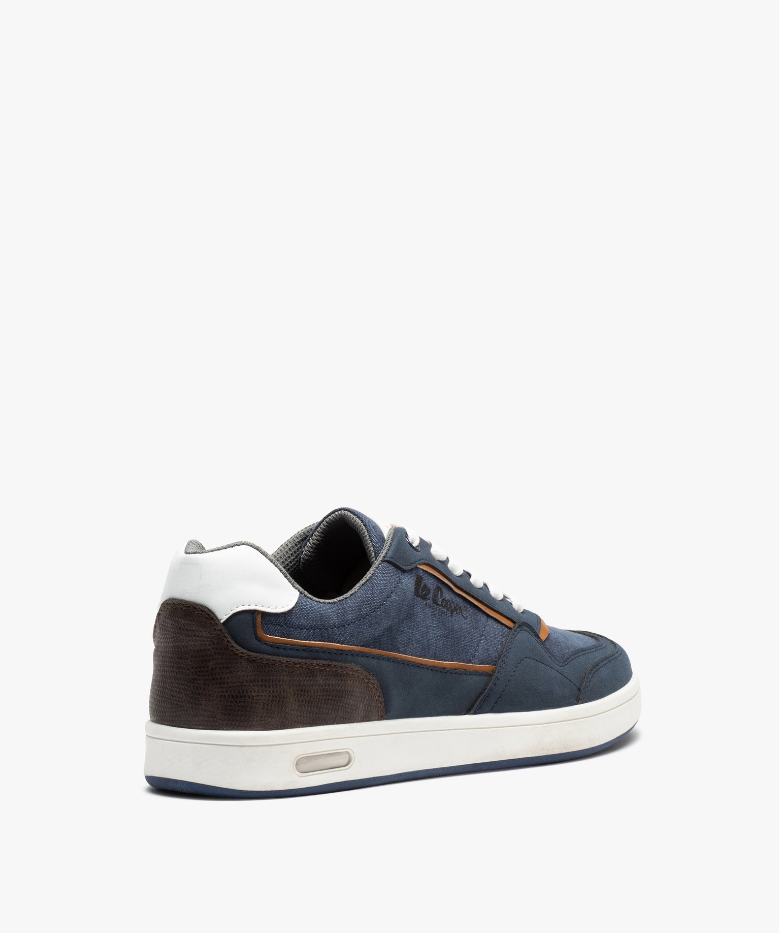 Baskets homme casual en toile - Lee Cooper marine | GEMO