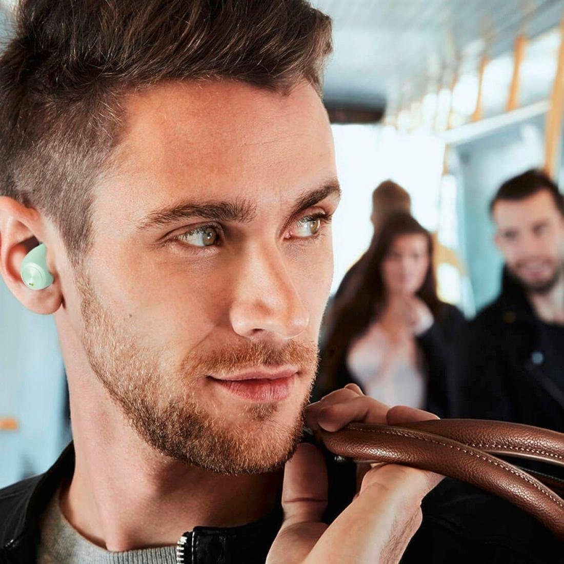 Hama Bluetooth-Kopfhörer True Wireless In-Ear Sprachsteuerung Bluetooth-Kopfhörer (Freisprechfunktion, Sprachsteuerung, True Wireless, integrierte Steuerung für Anrufe und Musik, kompatibel mit Siri, Google Now, Google Assistant, Siri, A2DP Bluetooth