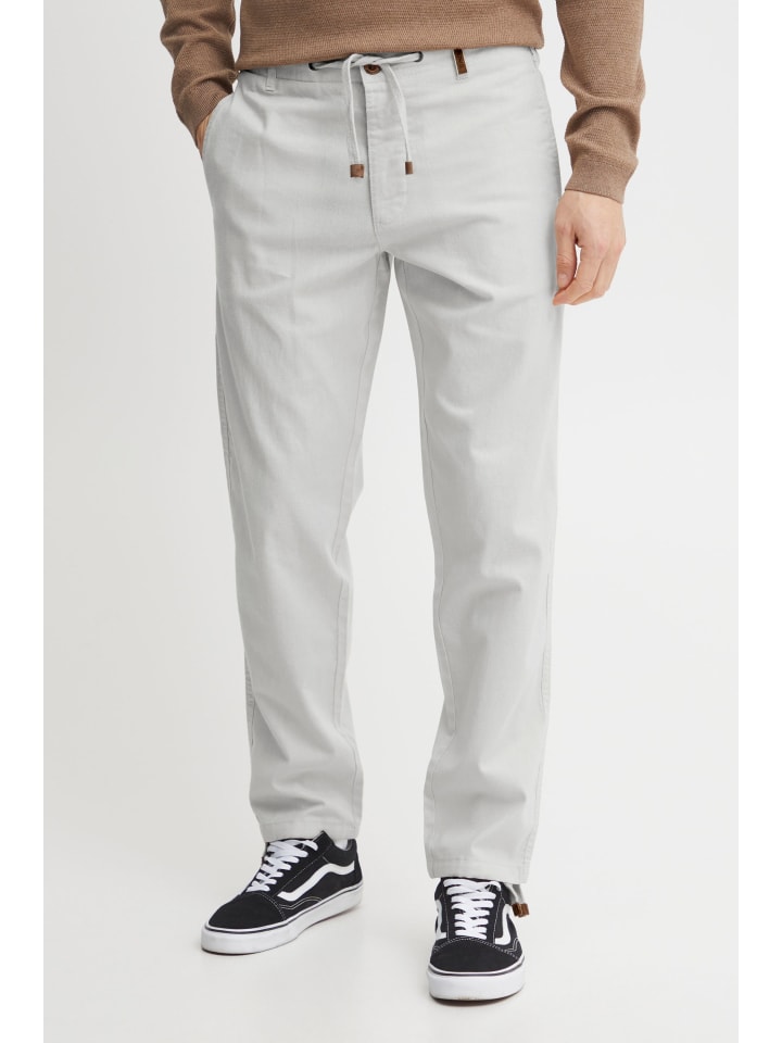 INDICODE Leinenhose IDIves 60017MM lange Hose mit Tunnelzug am Bund in Weiß günstig kaufen
