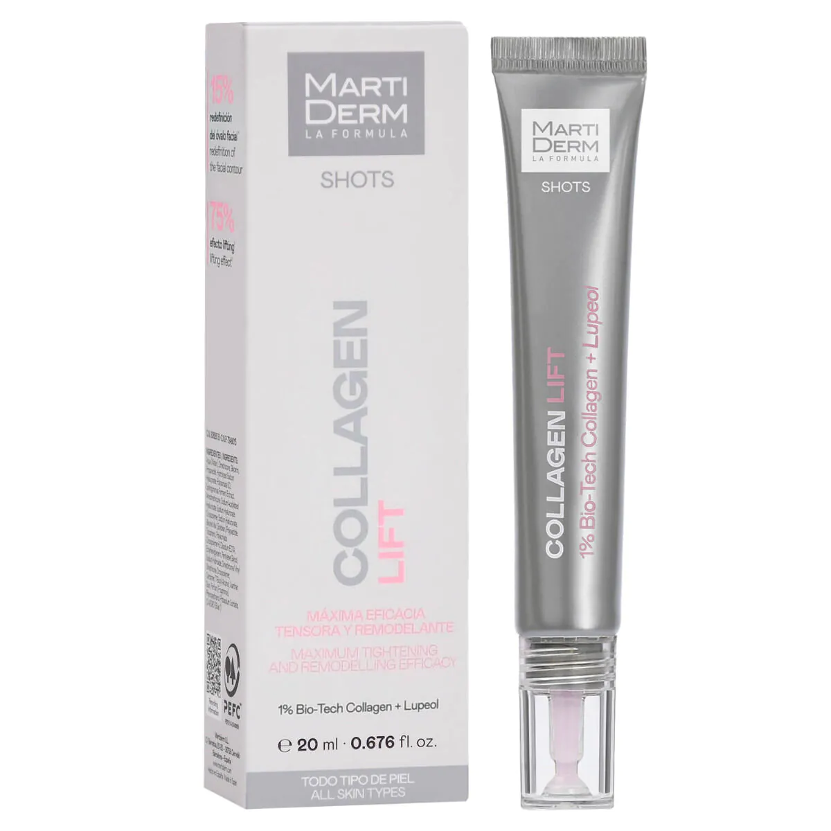 Martiderm Shots Collagen Lift Koncentrirani serum za učvršćivanje lica 20 ml