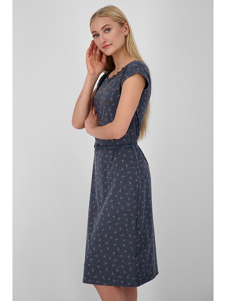 alife and kickin Jerseykleid, Sommerkleid, Blusenkleid, Minikleid, Shirtkleid, Strandkleid MelliAK in marine günstig kaufen L