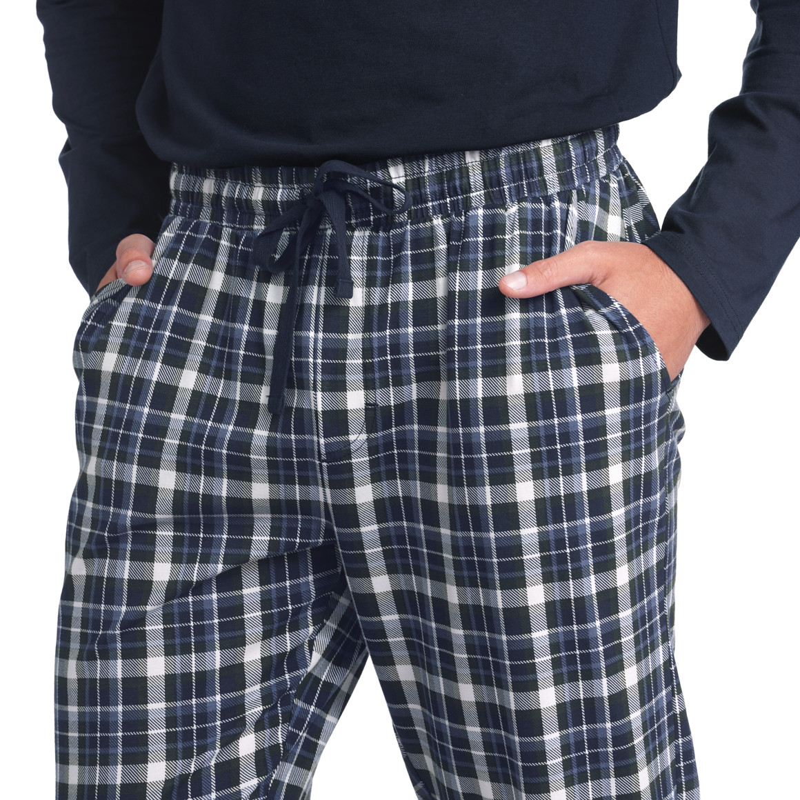 Herren Pyjamahose in Karo-Musterung