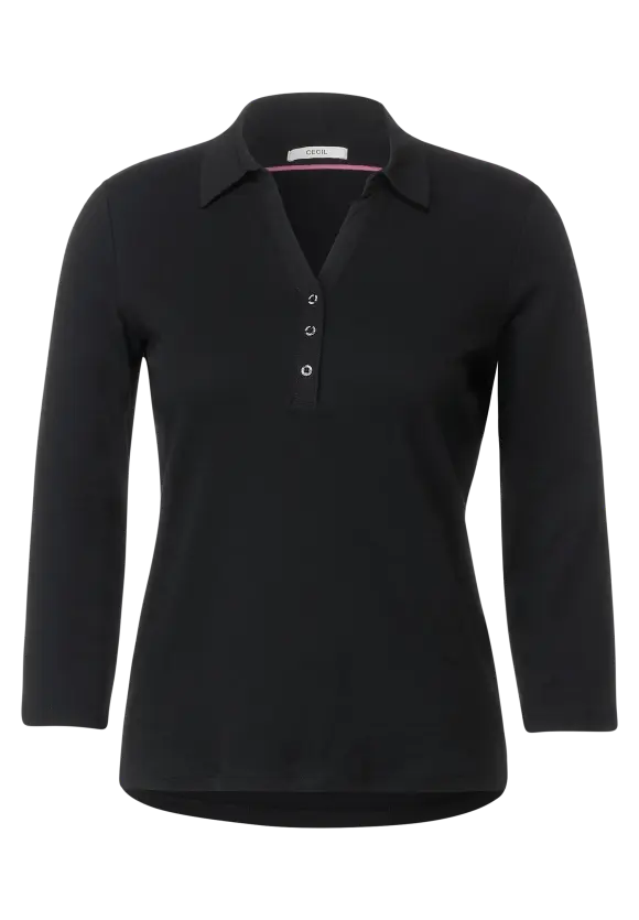 CECIL Shirt mit Polokragen