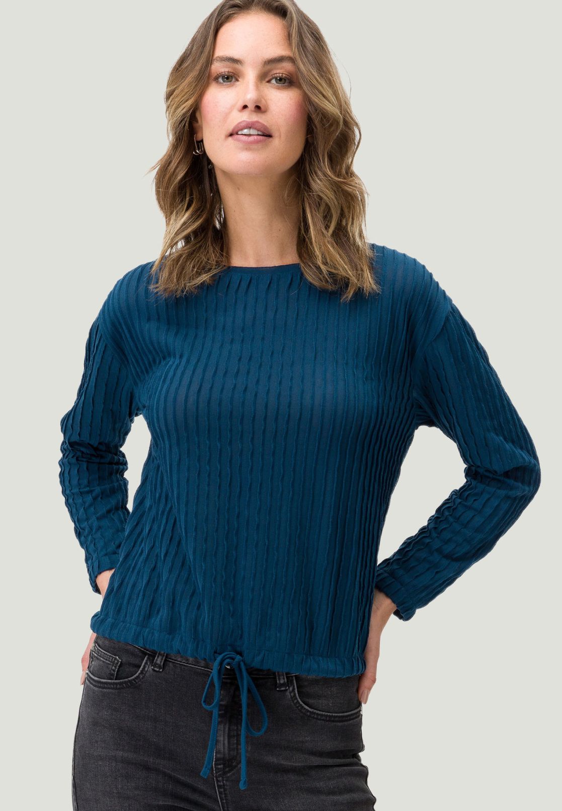 Shirt mit Bindedetail