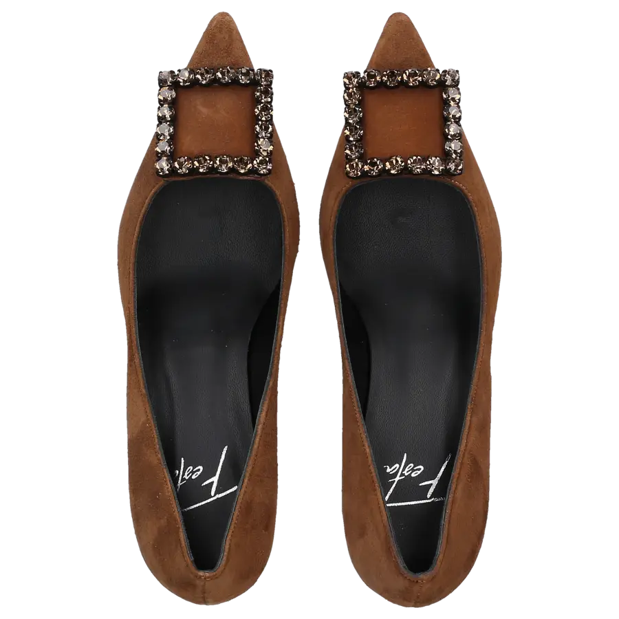 Roberto Festa - Pumps LILLY Veloursleder - braun
