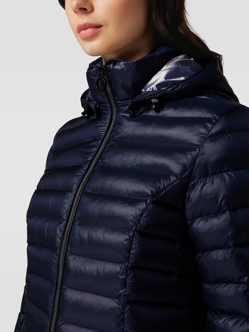 Italy Hood 1001 Funktionsjacke mit abnehmbarer Kapuze in marineblau