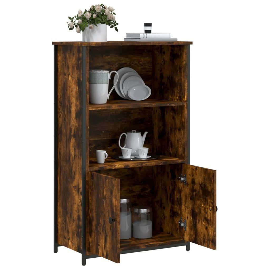 vidaXL Anrichte Highboard Räuchereiche 62x32x103,5 cm Holzwerkstoff