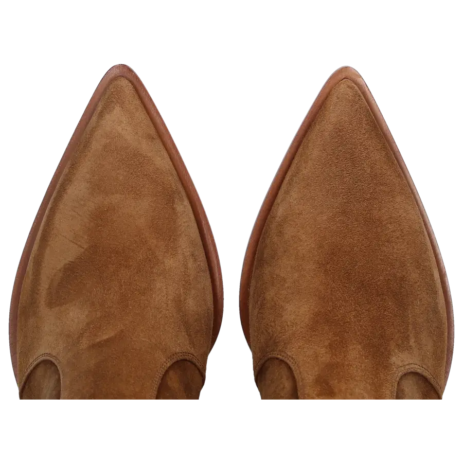 Gianvito Rossi - Stiefeletten DENVER Veloursleder - braun