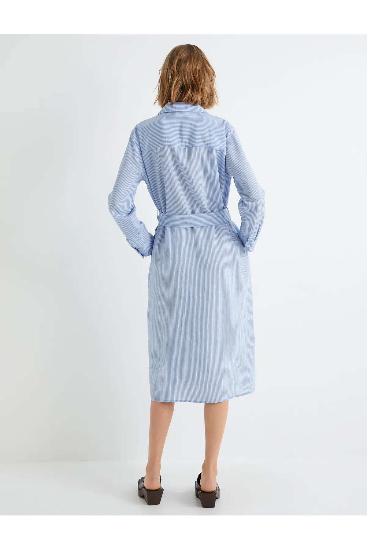 Koton  Kleid - Blau - A-Linie